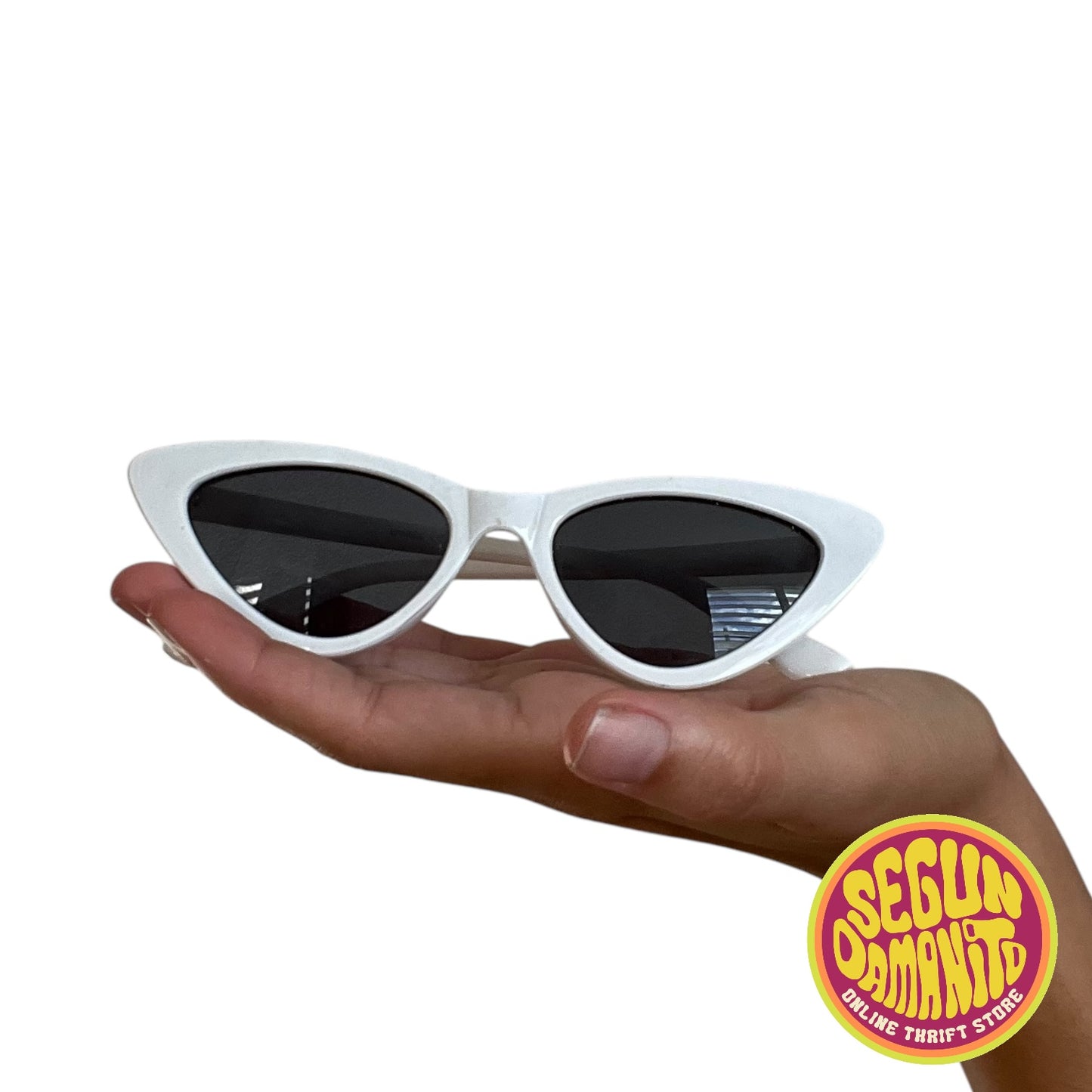 Authentic 90’s Vintage White Suglasses