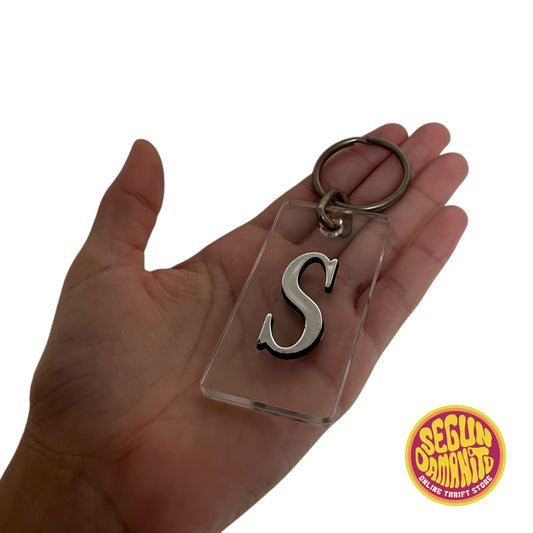 “S” 90’s Vintage Keychain