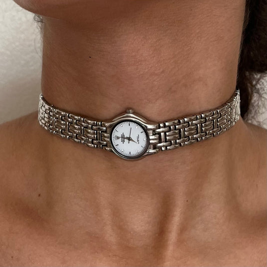 Up-Cycled Watch Choker Necklace ⭐️