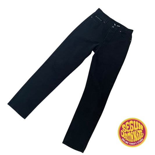 Black Calvin Klein High Waist 90’s Vintage Black Jeans