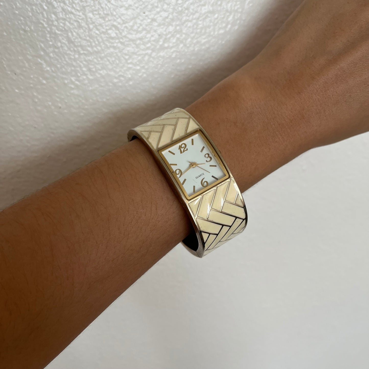 Golden Color Vintage Watch Cuff