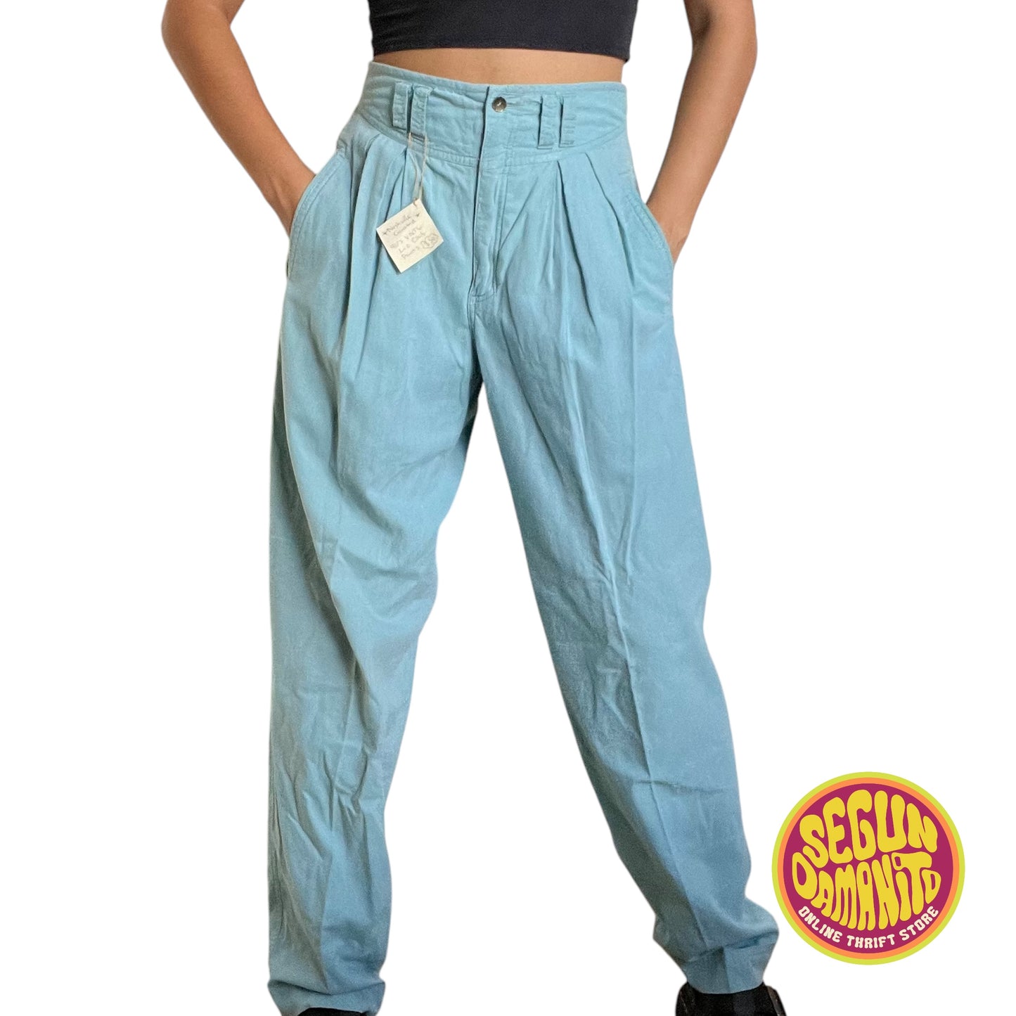 Liz Claiborne Blue High Waist 90’s Vintage Pants