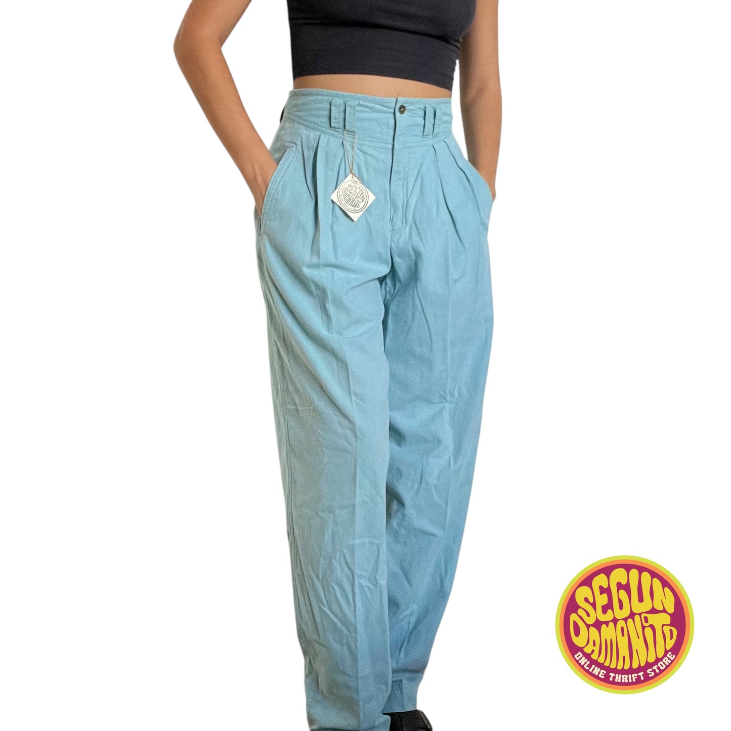 Liz Claiborne Blue High Waist 90’s Vintage Pants