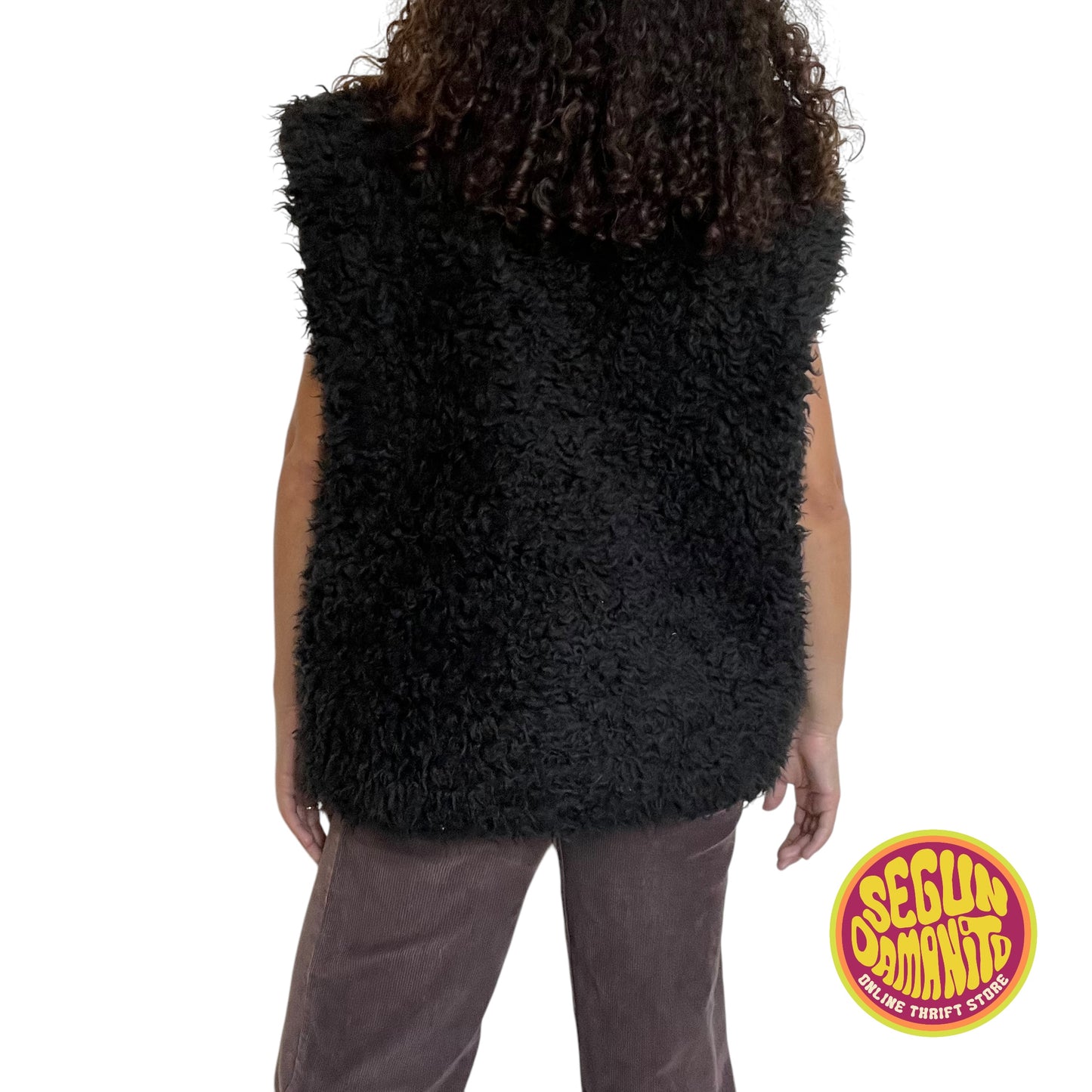 Reversible 90’s Vintage Faux Fur Vest